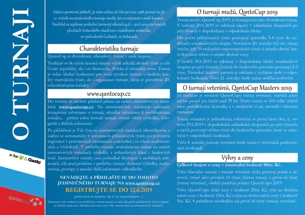 Pozvánka QantoCup 2019
